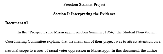 event that became known as Freedom Summer