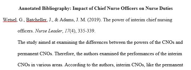 Chief Nursing Officer impact nurses