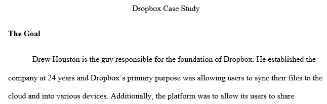 Dropbox Case Study