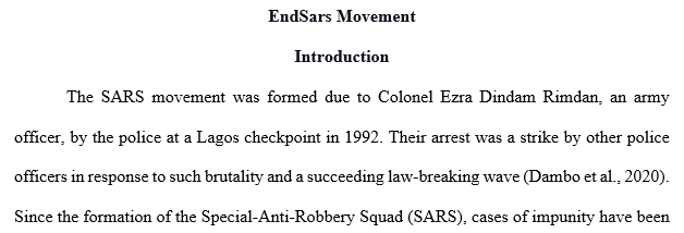 EndSars Movement