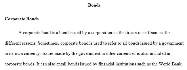 Corporate Bonds