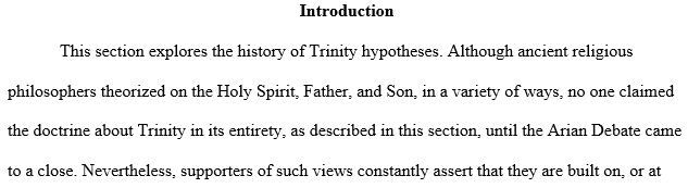 development of the Christian doctrine of the Trinity