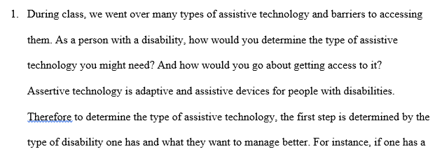 many types of assistive technology and barriers to accessing them