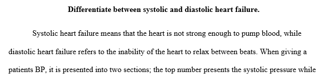 Explain the pathophysiology of heart failure by analyzing a patient's symptoms.