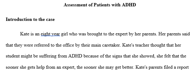 Assessing and Treating Patients With ADHD