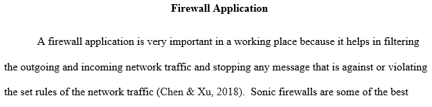 importance of installing an application-based firewall