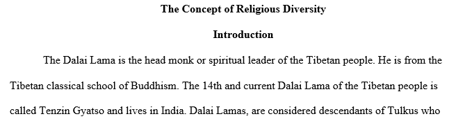 critically analyze the perspective of the Dalai Lama