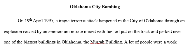  Oklahoma City bombing 