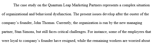 Review the Quantum Leap Marketing Partners case study