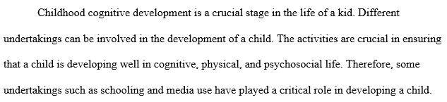 psychosocial development during middle childhood