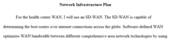 Describe the WAN technology used