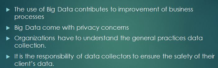 ethical and privacy concerns associated with data