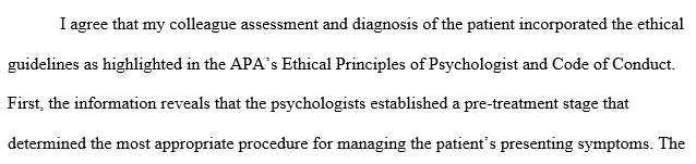 Ethical Principles of Psychologist