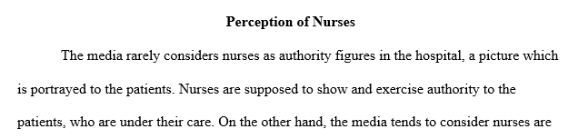 how patients perceive nurses as authority figures