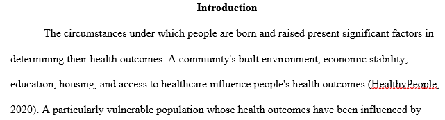 health determinants of vulnerable populations