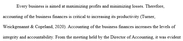 Analyze the role of accounting in business operations.