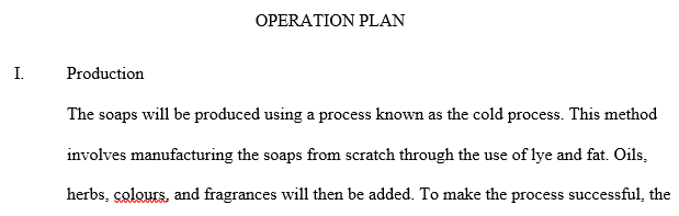 Operational Plan