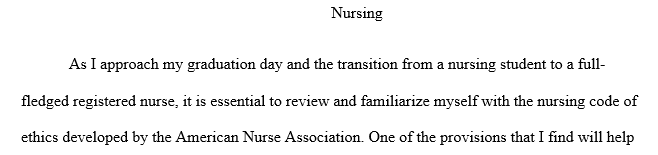 Code of Ethics for Nurses
