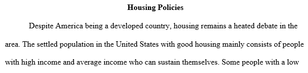 housing policies