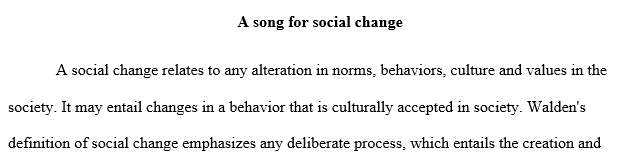 social change and song