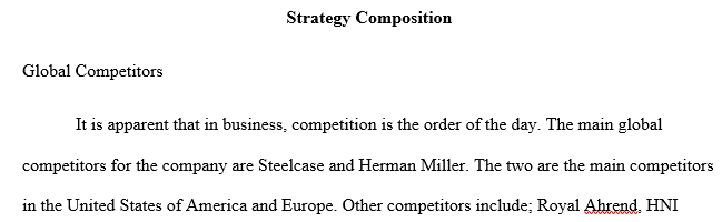 global competitors in the market