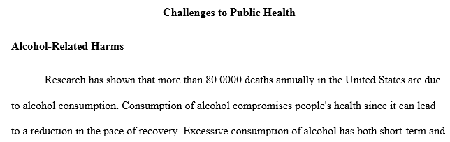 current challenges in public health