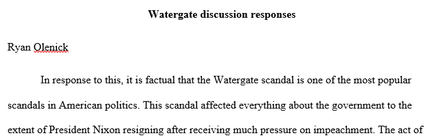Watergate scandal