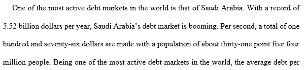 Saudi debt market