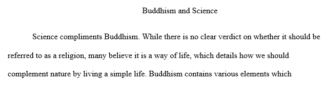 How does science contend with or complement Buddhism?