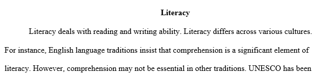 literacy