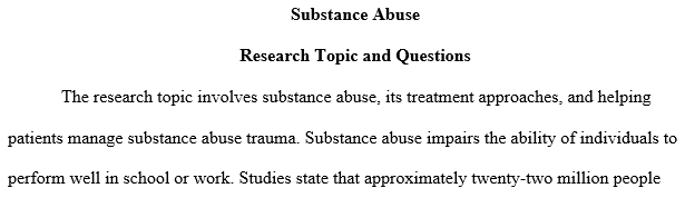 substances abuse