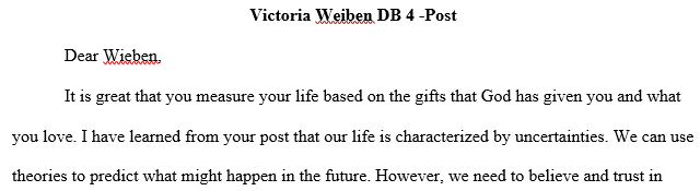 Victoria Weiben DB 4 post