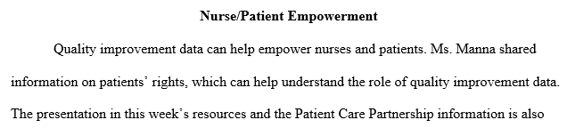 best strategies the nurse can employ to empower patients