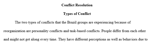 conflict management and negotiation