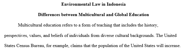 Environmental Law Compliance and Enforcement in Indonesia