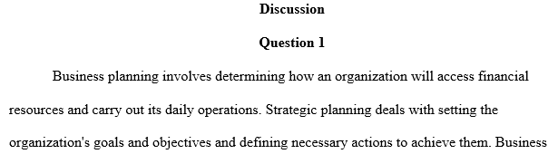 difference between business planning and strategic planning
