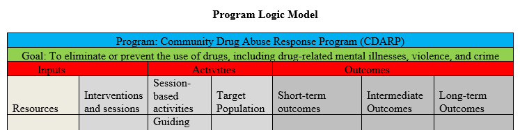 program logic model