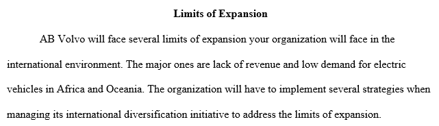 limits of expansion