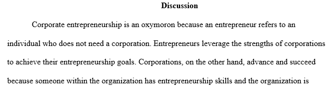 corporate entrepreneurship