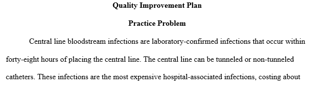 quality improvement plan