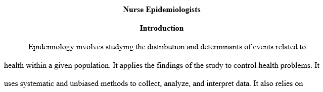 nurse epidemiologist