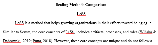 scaling methods