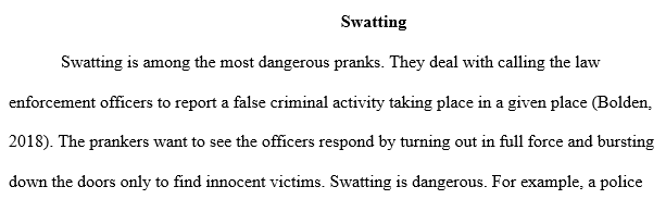 What is Swatting