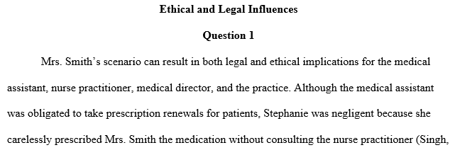 ethical and legal implications