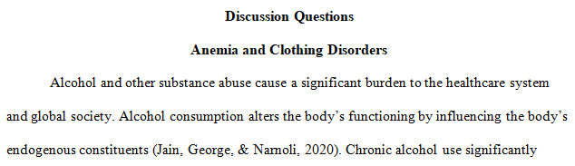 Anemia and clotting disorders