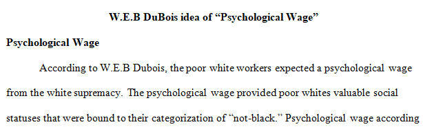 psychological wage