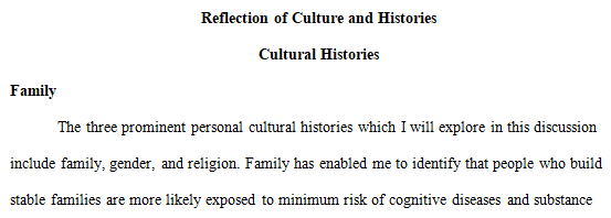personal cultural histories 