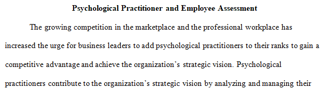 psychological practitioner