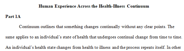 health-illness continuum