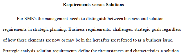 conversation to be based on requirements
